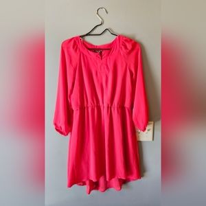 Coral/Red  Tunic dress Youth 14
